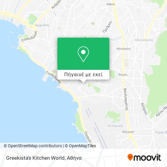 Greekista's Kitchen World χάρτης
