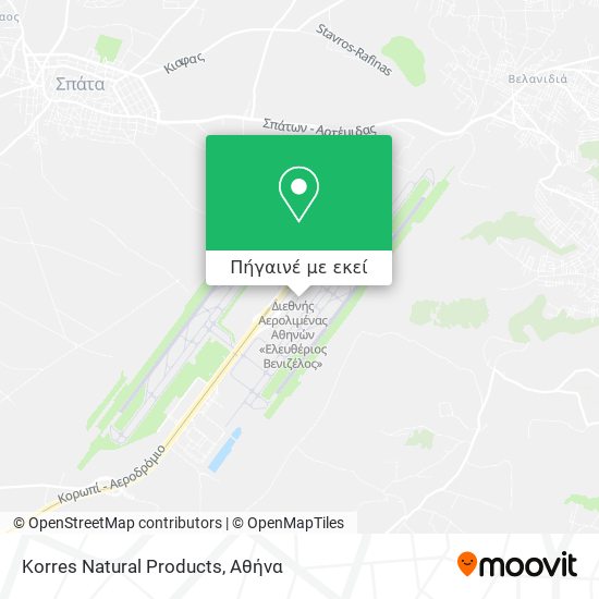 Korres Natural Products χάρτης