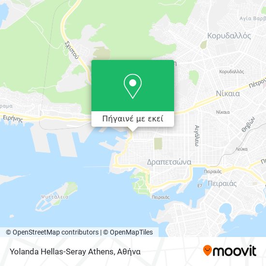 Yolanda Hellas-Seray Athens χάρτης