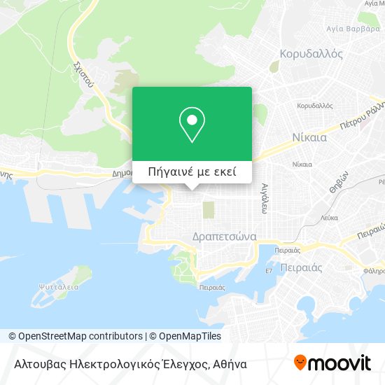 Αλτουβας Ηλεκτρολογικός Έλεγχος χάρτης