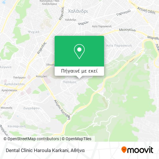 Dental Clinic Haroula Karkani χάρτης