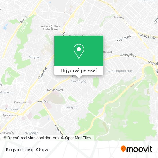 Κτηνιατρική χάρτης