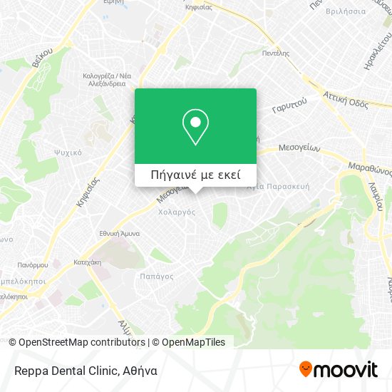 Reppa Dental Clinic χάρτης