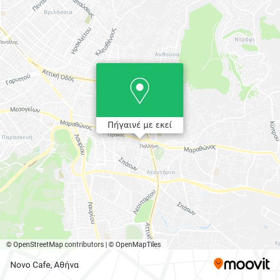 Novo Cafe χάρτης