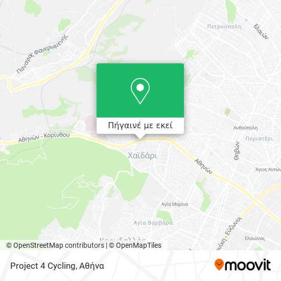 Project 4 Cycling χάρτης