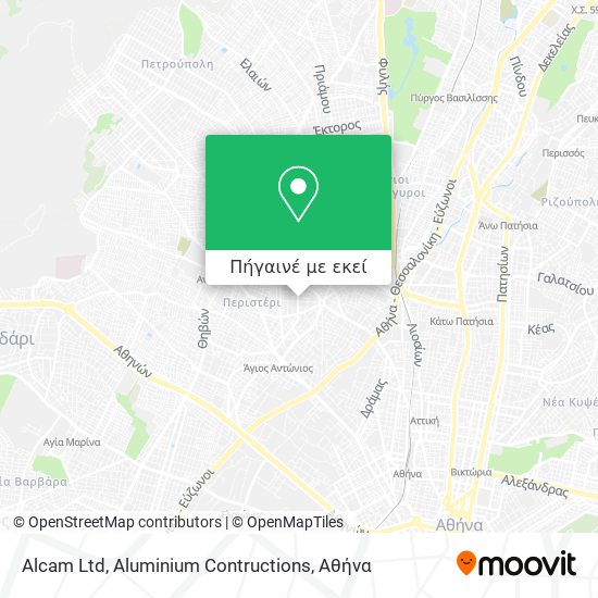 Alcam Ltd, Aluminium Contructions χάρτης