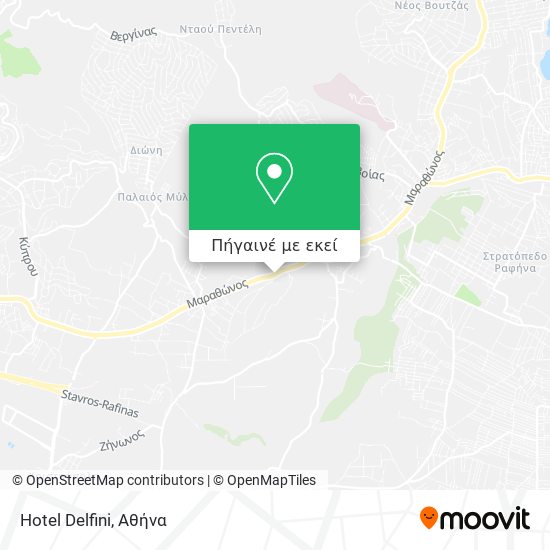 Hotel Delfini χάρτης
