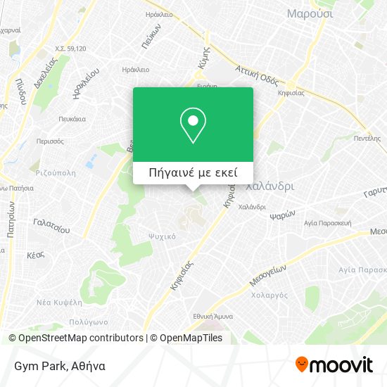 Gym Park χάρτης