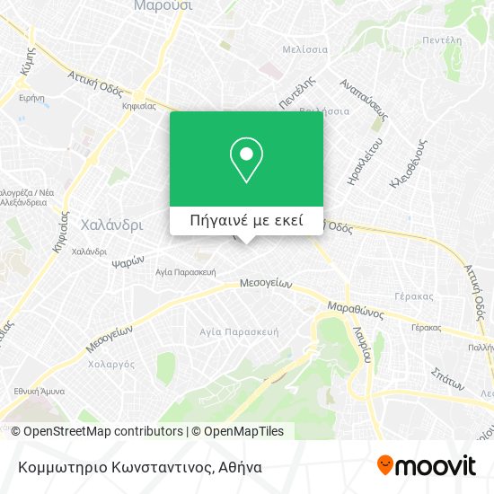 Κομμωτηριο Κωνσταντινος χάρτης