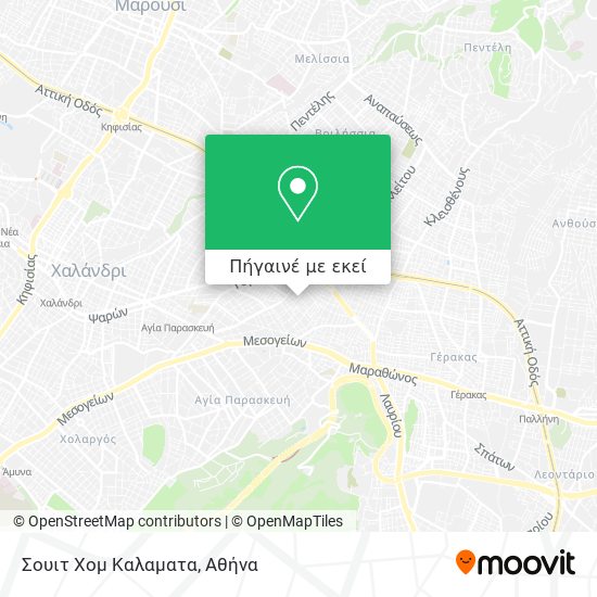 Σουιτ Χομ Καλαματα χάρτης