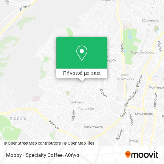 Mobby - Specialty Coffee χάρτης