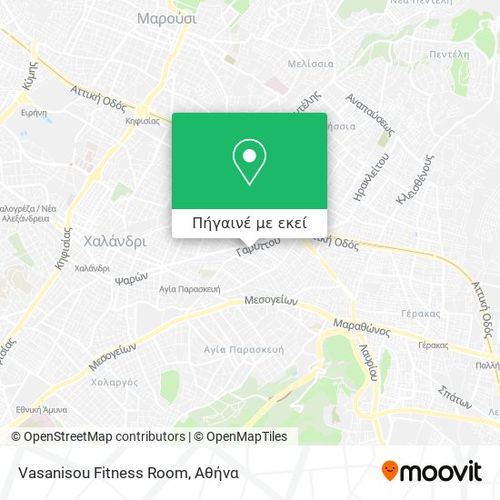 Vasanisou Fitness Room χάρτης
