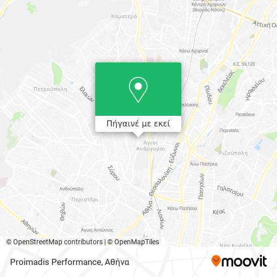 Proimadis Performance χάρτης