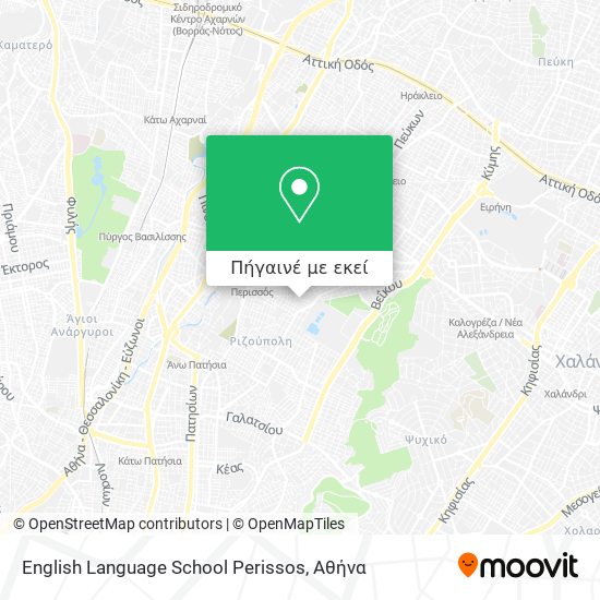 English Language School Perissos χάρτης