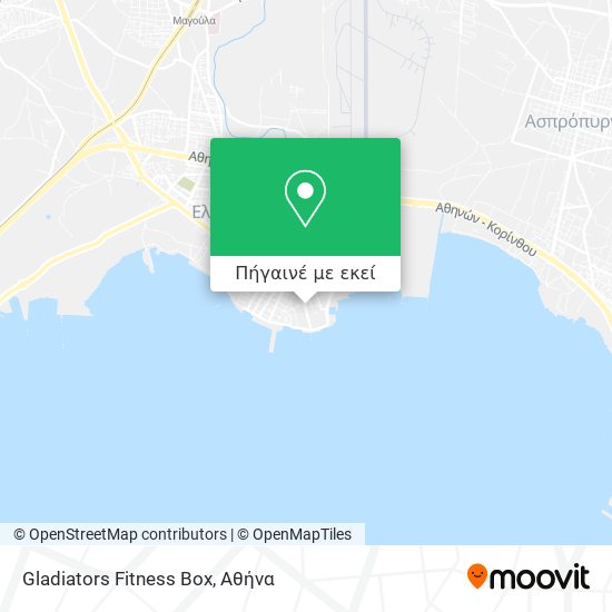 Gladiators Fitness Box χάρτης