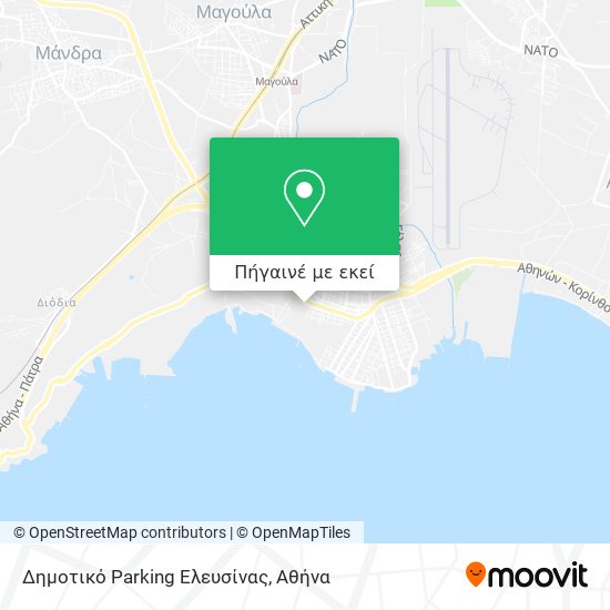 Δημοτικό Parking Ελευσίνας χάρτης