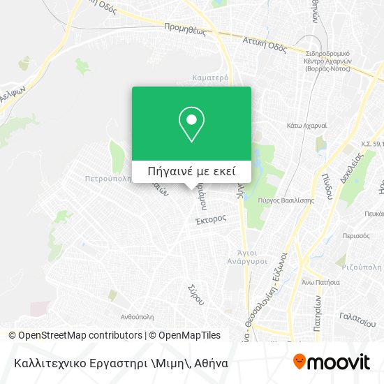 Καλλιτεχνικο Εργαστηρι \Μιμη\ χάρτης