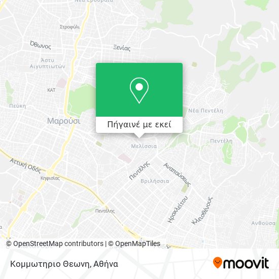 Κομμωτηριο Θεωνη χάρτης