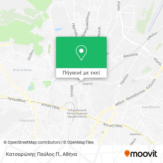 Κατσαρώνης Παύλος Π. χάρτης