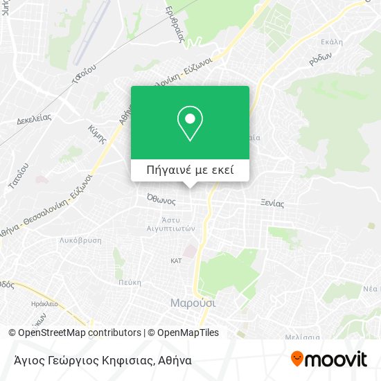 Άγιος Γεώργιος Κηφισιας χάρτης