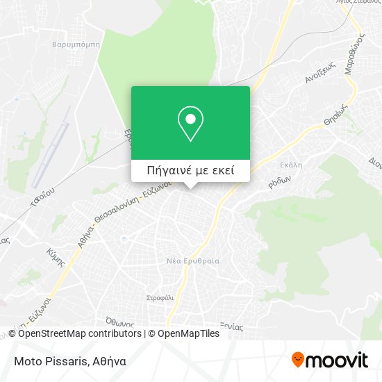 Moto Pissaris χάρτης
