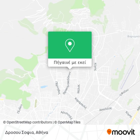 Δροσου Σοφια χάρτης