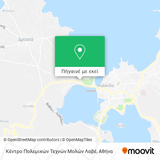 Κέντρο Πολεμικών Τεχνών Μολών Λαβέ χάρτης