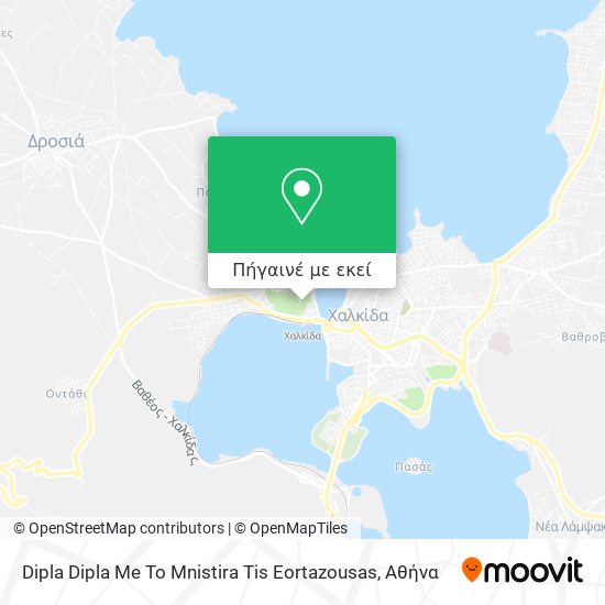 Dipla Dipla Me To Mnistira Tis Eortazousas χάρτης