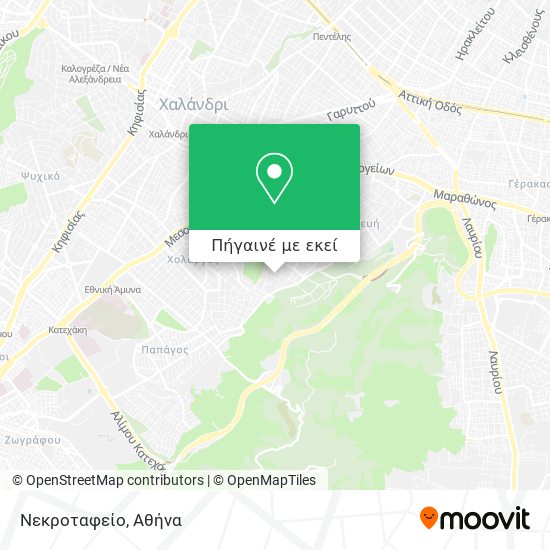 Νεκροταφείο χάρτης