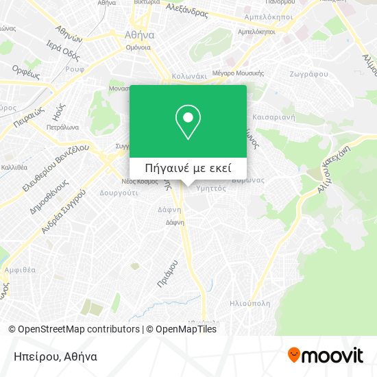 Ηπείρου χάρτης