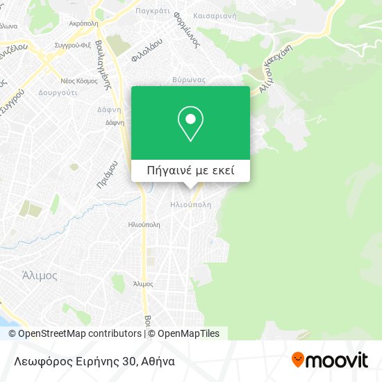 Λεωφόρος Ειρήνης 30 χάρτης