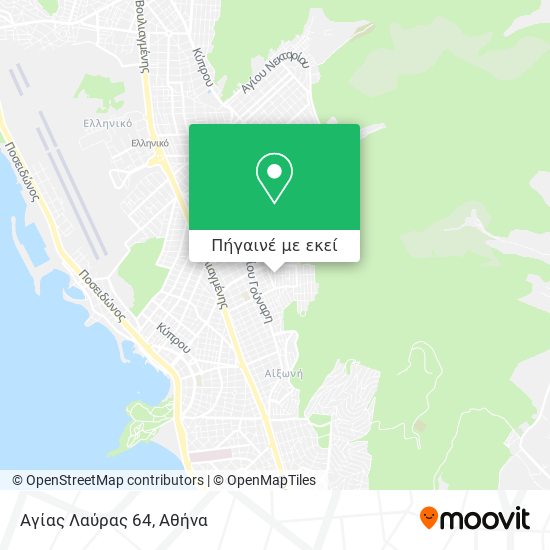 Αγίας Λαύρας 64 χάρτης