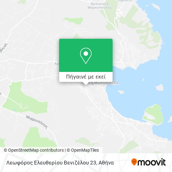 Λεωφόρος Ελευθερίου Βενιζέλου 23 χάρτης
