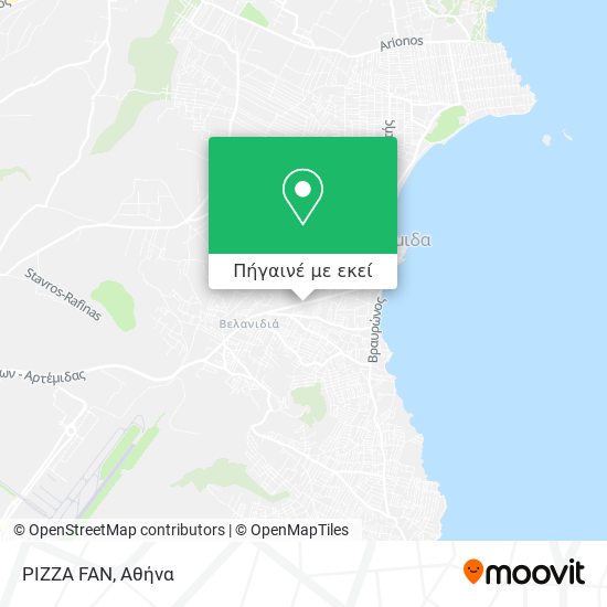 PIZZA FAN χάρτης