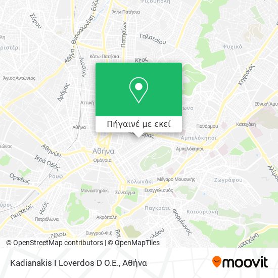 Kadianakis I Loverdos D O.E. χάρτης