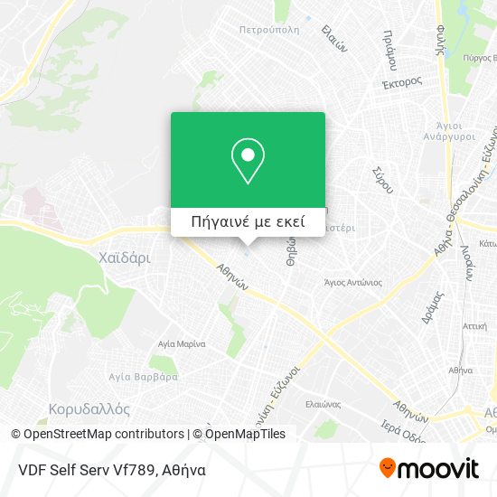 VDF Self Serv Vf789 χάρτης
