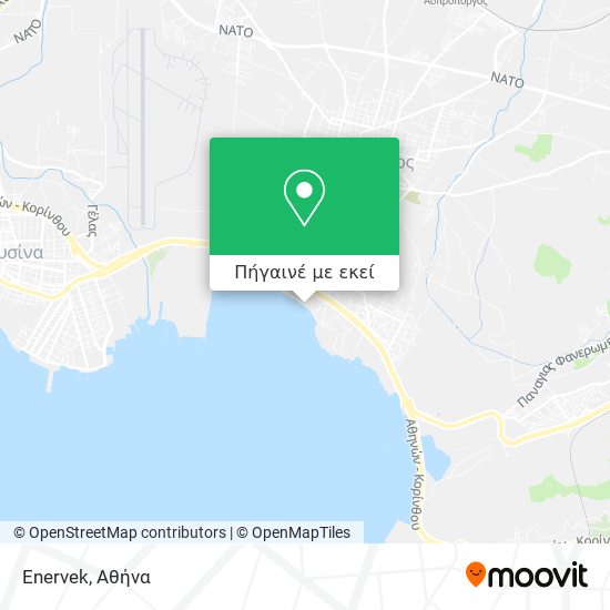 Enervek χάρτης