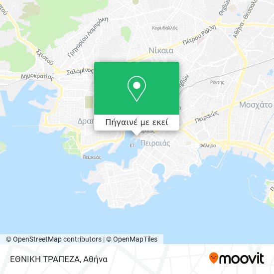 ΕΘΝΙΚΗ ΤΡΑΠΕΖΑ χάρτης