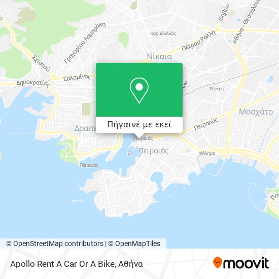 Apollo Rent A Car Or A Bike χάρτης