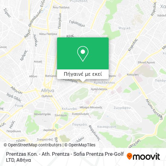 Prentzas Kon. - Ath. Prentza - Sofia Prentza Pre-Golf LTD χάρτης