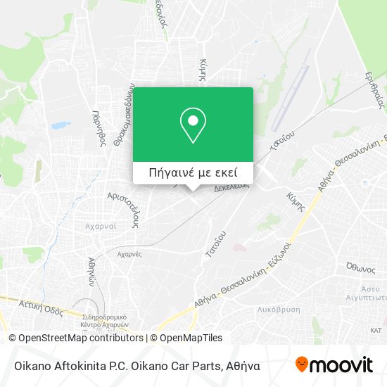 Oikano Aftokinita P.C. Oikano Car Parts χάρτης