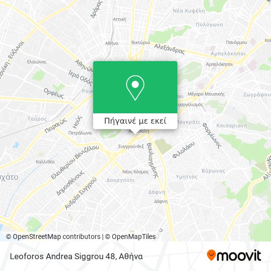 Leoforos Andrea Siggrou 48 χάρτης