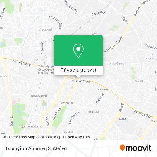 Γεωργίου Δροσίνη 3 χάρτης