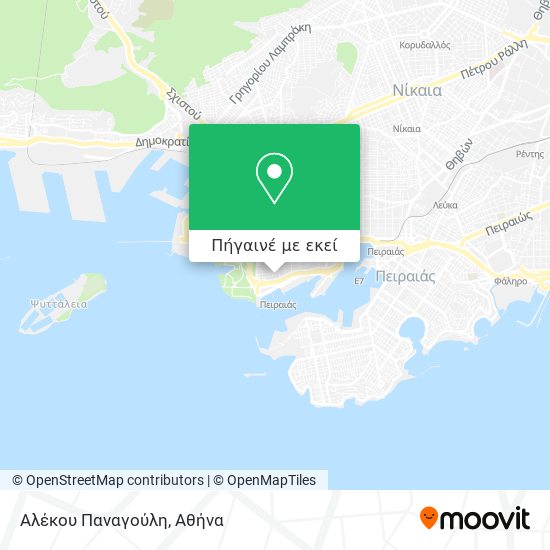 Αλέκου Παναγούλη χάρτης
