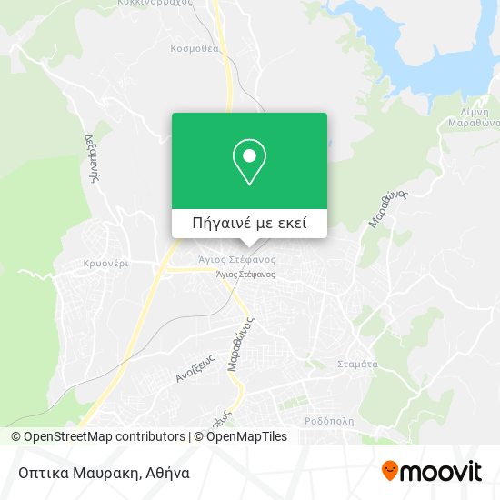 Οπτικα Μαυρακη χάρτης