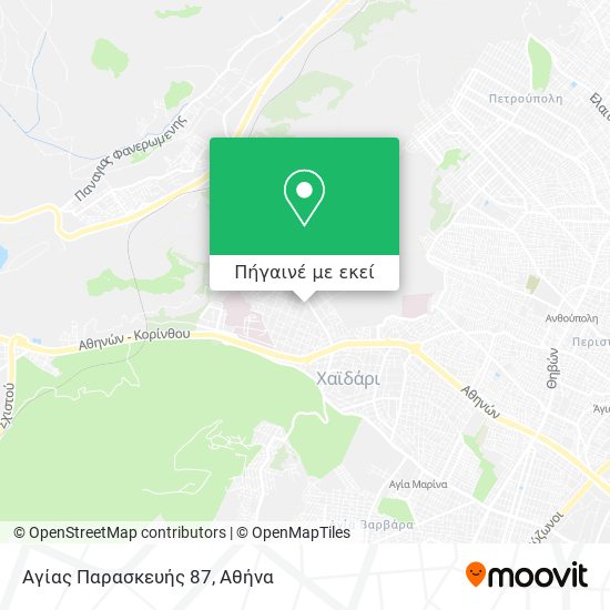 Αγίας Παρασκευής 87 χάρτης