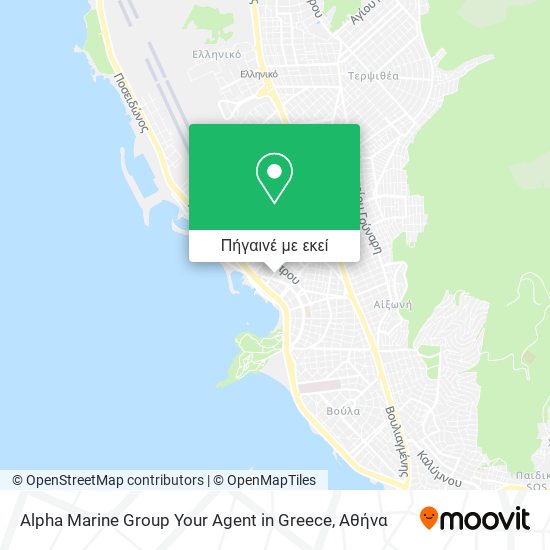 Alpha Marine Group Your Agent in Greece χάρτης