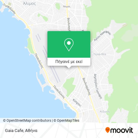 Gaia Cafe χάρτης