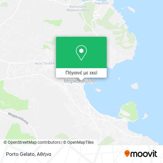 Porto Gelato χάρτης