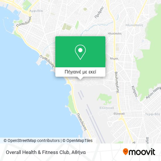 Overall Health & Fitness Club χάρτης
